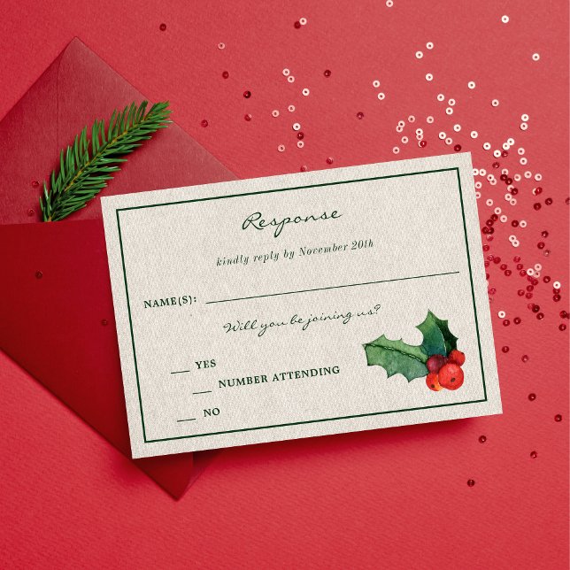 Holiday Wreath Poinsettia Christmas Response (Creator Uploaded)