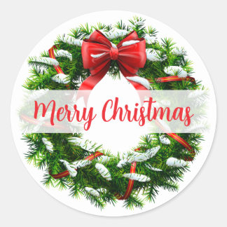 Holiday Wreath Stickers