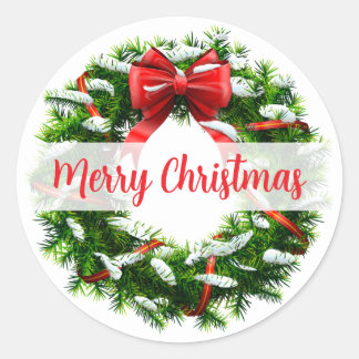 Holiday Wreath Stickers