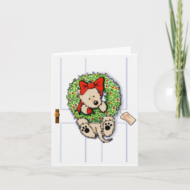 Holiday Wreath Wrangler Card (Front)