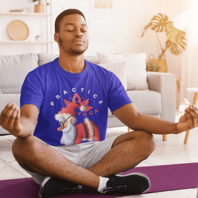 Holiday Yoga with Santa Perfect for xms Yoga Lover T-Shirt (Creator Uploaded)