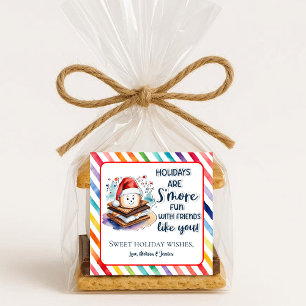 Holidays Are S'more Fun With Friends Like You Square Sticker