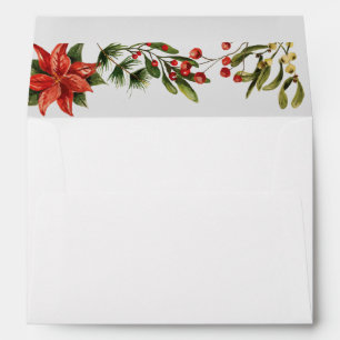 Holidays Botanical Business Logo Employees Envelope