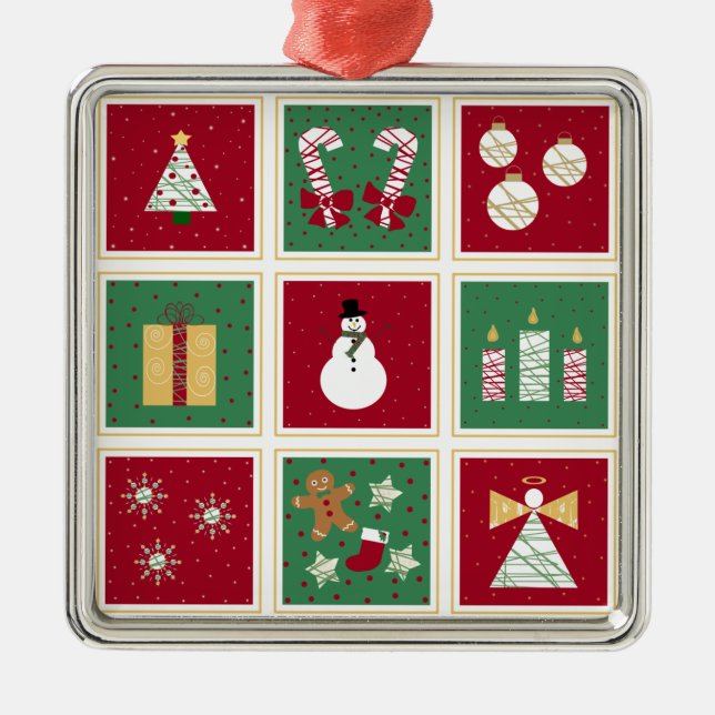 Holidays Collage Ornament (Front)