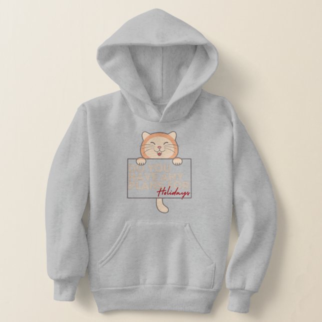 Holidays hoodie  (Laydown)