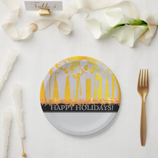 HOLIDAYS IN CENTRAL PARK! :) PAPER PLATES (Wedding)