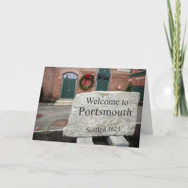 Holidays In Portsmouth,NH Holiday Card (Front)