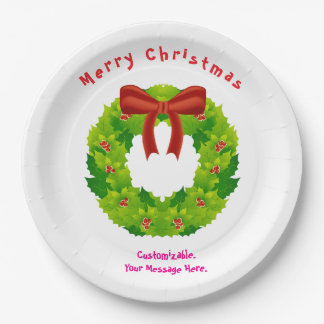 Holidays Paper Plates