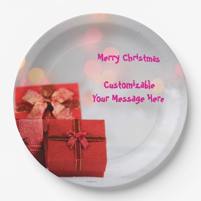 Holidays  paper plates (Front)