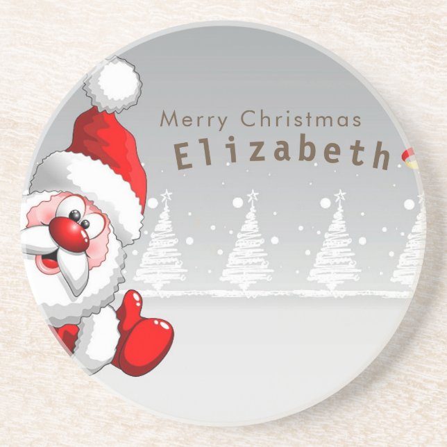 Holidays...Santa Claus Coaster (Front)