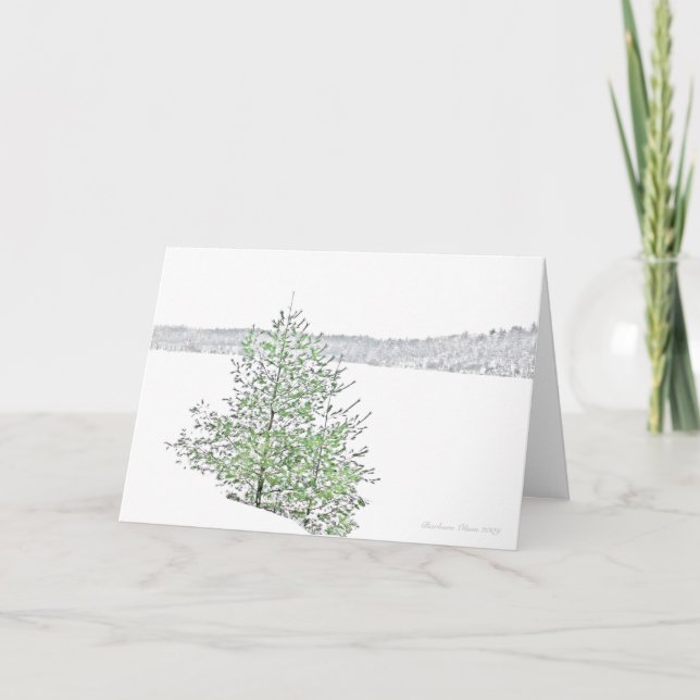 Holidays: Simplify, simplify, simplify Holiday Card (Front)