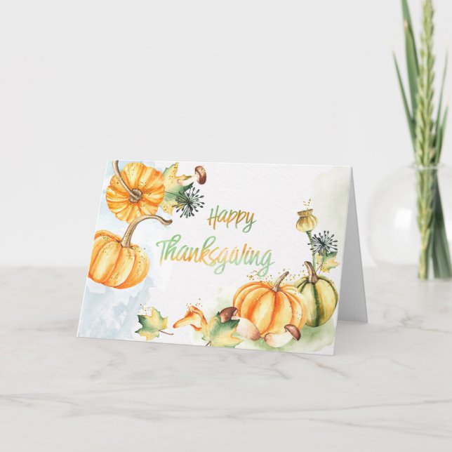 Holidays - WC Happy Thanksgiving Card (Front)