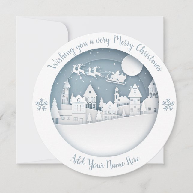 Holidays - WC Winter Scene 5 - Customize Invitation (Front)