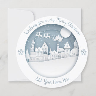 Holidays - WC Winter Scene 5 - Customize Invitation