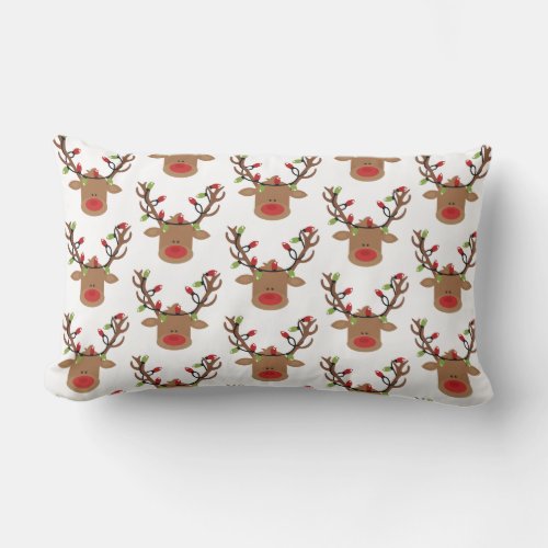 HolidayThrow Pillow_Rudolph Throw Pillow