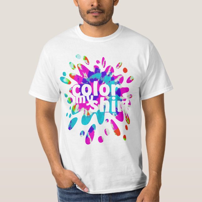 holiES - COLOR MY SHIRT splashes (Front)
