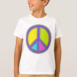holiES - colorful PEACE sign + your ideas T-Shirt