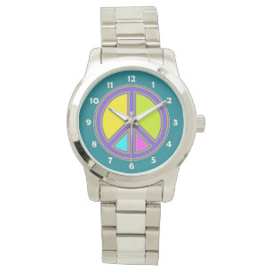 holiES - colorful PEACE sign + your ideas Watch