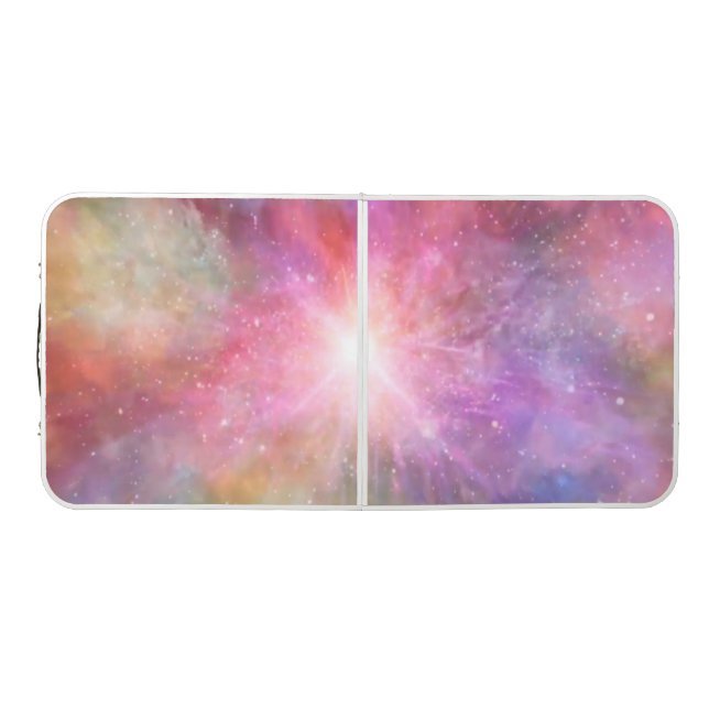 holiES - colorful universe powder clouds Beer Pong Table (Top)