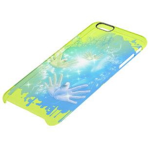 holiES - Flying Hands Pigeons ART Clear iPhone 6 Plus Case