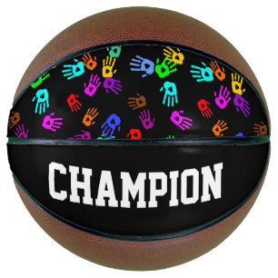 holiES - hands colored pattern 1 + your backgr. Basketball