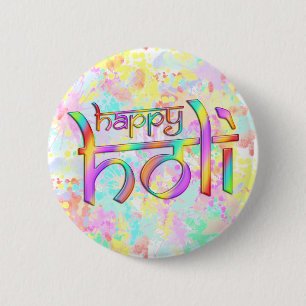 holiES - HAPPY HOLI colored gradients 1 Button