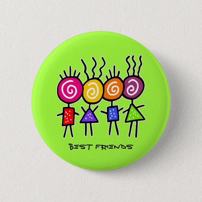 holiES - HOLI BEST FRIENDS + your ideas Button (Front)