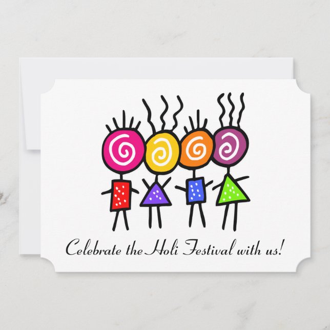 holiES - HOLI BEST FRIENDS + your ideas Invitation (Front)