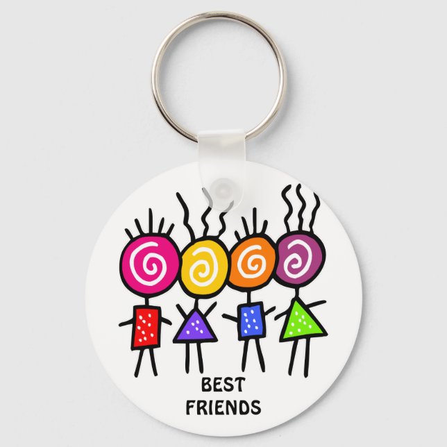 holiES - HOLI BEST FRIENDS + your ideas Keychain (Front)