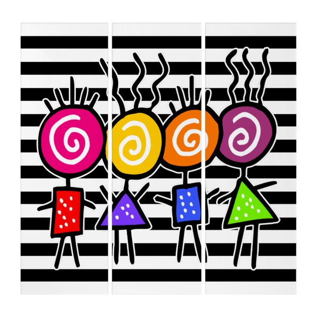 holiES - HOLI BEST FRIENDS + your ideas Triptych (Front)