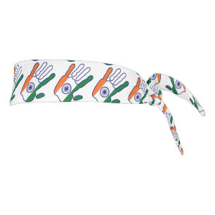 holiES - India Flag Hand Tie Headband