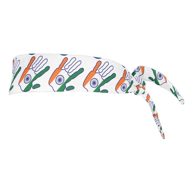 holiES - India Flag Hand Tie Headband (Rotate 90)