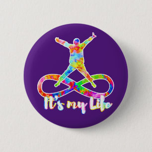 holiES - Lemniscate - It's my Life Person Pinback Button