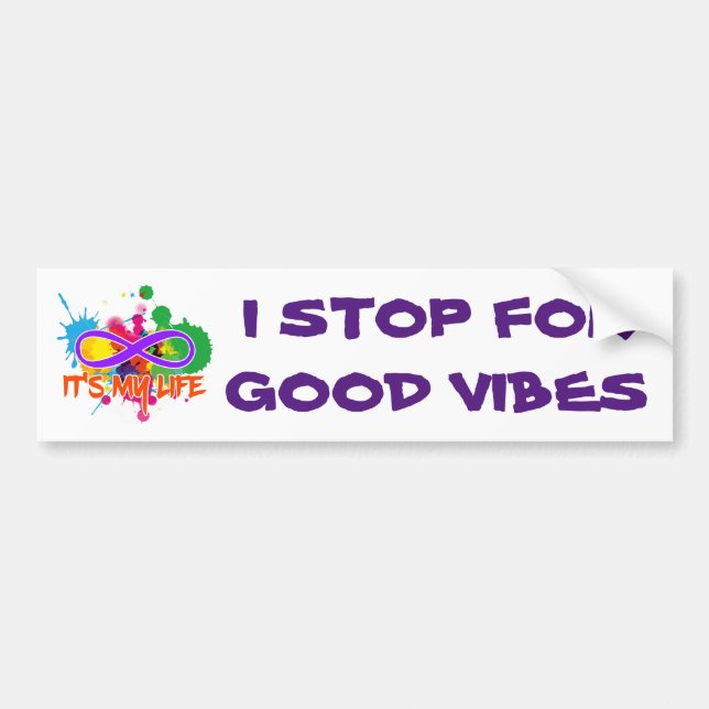 holiES - Lemniscate - It's my Life Splashes Bumper Sticker (Front)