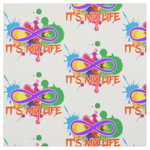 holiES - Lemniscate - It's my Life Splashes Fabric