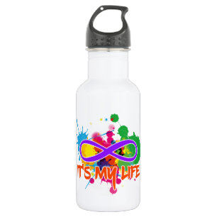 holiES - Lemniscate - It's my Life Splashes Water Bottle