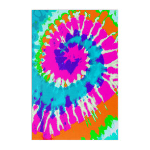 holiES - Power Spiral Batik Style Acrylic Print