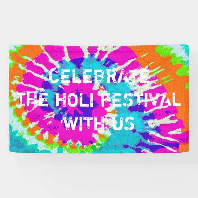 holiES - Power Spiral Batik Style Banner (Horizontal)