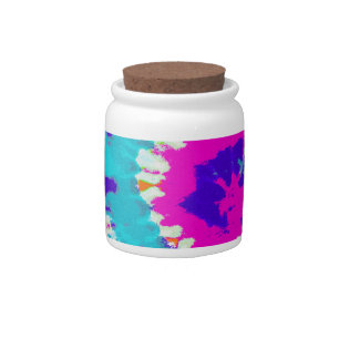 holiES - Power Spiral Batik Style Candy Jar