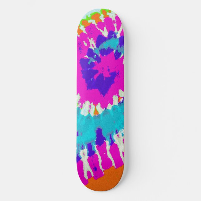 holiES - Power Spiral Batik Style Skateboard Deck (Front)