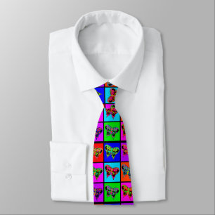 holiES - Psychedelic Butterflies Mosaic Tie