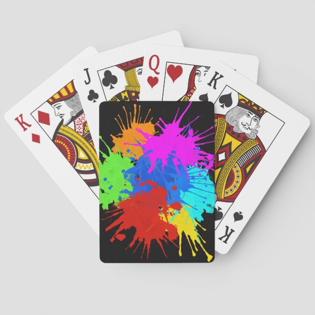 holiES - Splashes round 2 + your ideas Poker Cards (Back)