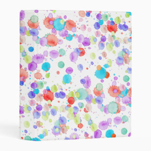 holiES - Splatter multicolored 1 + your backgr. Mini Binder