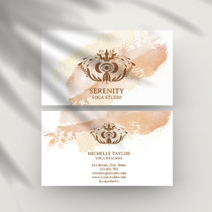 Holistic Celestial Moon Third Eye Yoga Business Business Card