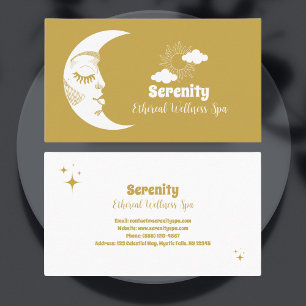 Holistic Celestial Sun & Moon Business Card