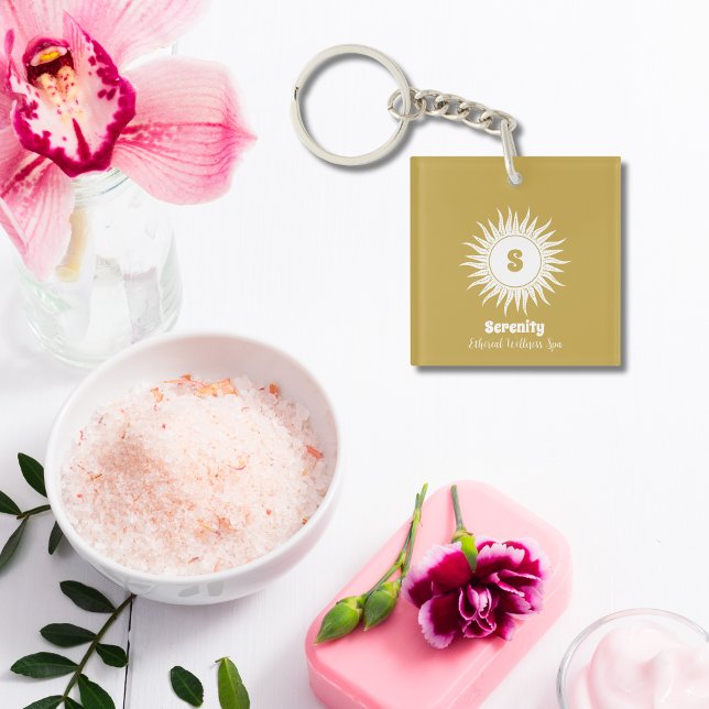 Holistic Celestial Sun & Moon Business Keychain (Creator Uploaded)