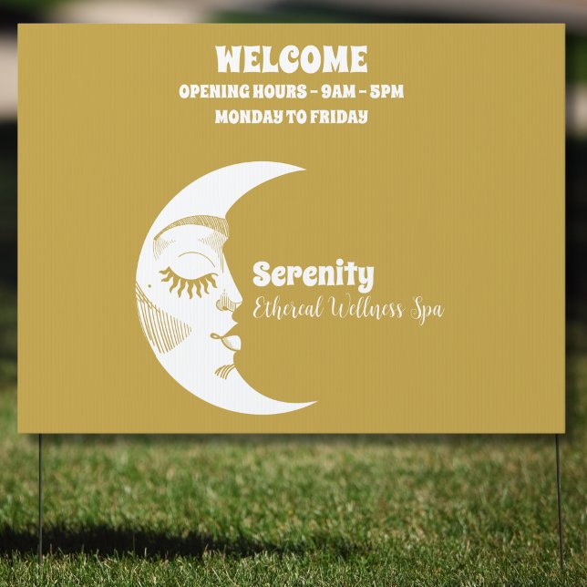 Holistic Celestial Sun & Moon Business Sign (Creator Uploaded)