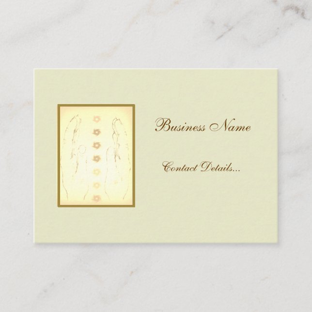 Holistic design appointment card (Front)