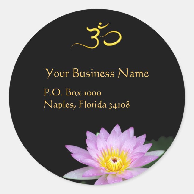 Holistic Healers, Om  stickers (Front)