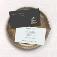 Holistic Healing And Wellness Zen Stones Business Card at Zazzle